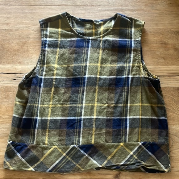 Jenni Kayne Tops - Flannel Sleeveless Top